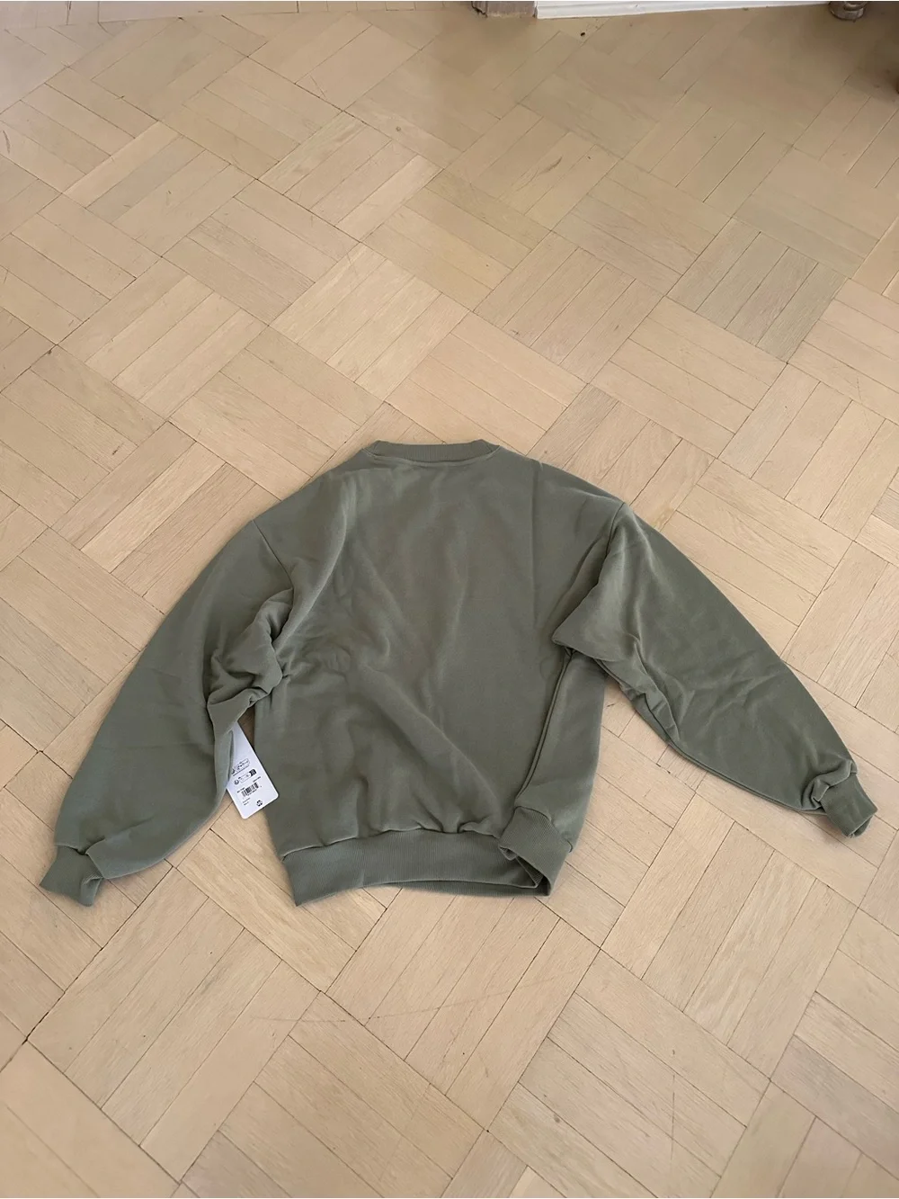 Alo Yoga Accolade Crew Neck Pullover Green Dune Grass Small NWT